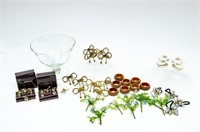 Place Card Holders, Napkin Rings, & Pedestal Bowl