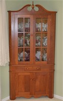 McMahan Cherry Corner Cabinet