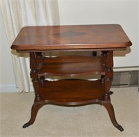 Small Antique Side Table with Claw Feet