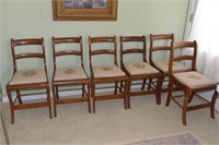 Matching Set of 6 Cherry Dining Chairs