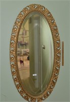 Wooden Framed Beveled Edge Mirror