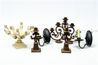 Candelabra and Candle Holders