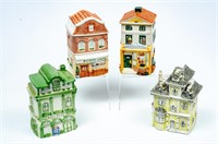 Great Group of Cute House & Store Cookie Jars!