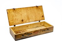 Unique Older Wooden Tool Box Utility Case