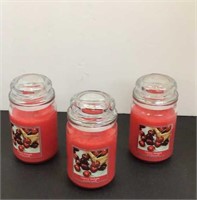Star Candle Co., 3 qty  16 oz each , Cherry