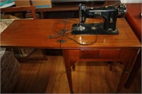 Necchi sewing machine & cabinet