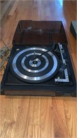 Vintage Realistic Lab-14 turntable, record