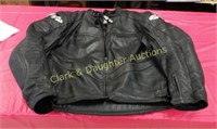 Joe Rocket leather Motorcycle Jacket size 46