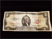 1953 $2 Bill Red Note