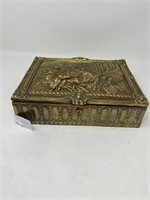 Felt Lined Brass Victorian Letter Box
