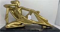 Bronze Art  Noveau Dancer Unknown.