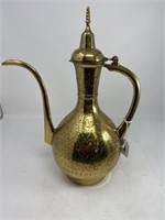 Indian Brass Tea Pot 15" Tall