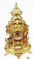 Stunning Franz Hermle German Ornate  Brass