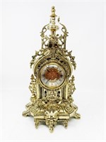 Bulova Brass Ornate Clock