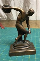 Discus thrower statue