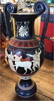 19" Amphora style handpainted Greek vase
