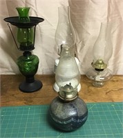 3 oil lamps