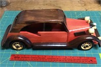 Wooden toy car