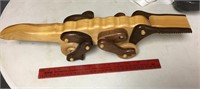 16" Wooden alligator toy