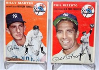 1954 Billy Martin & Phil Rizzuto Cards