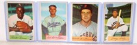 1954 Baseball Cards Minoso, Erskine, Friend, Doby