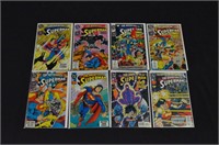 (8) ADVENTURES OF SUPERMAN DC COMICS BOOKS LOT