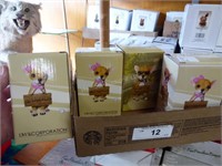 Section of giftware: mini-bobble heads - figurines