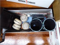 Section of giftware: yo-yos - Wisconsin checkers -