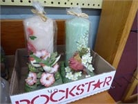 Section of giftware: candles - figurines - ornamen