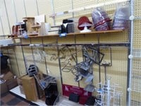 Large group display items: racks - sign frames - o