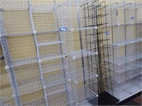 Group of wire cube shelves - approx. 74"H x 44"W