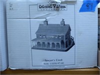 6 boxes: light houses - colonial village - other