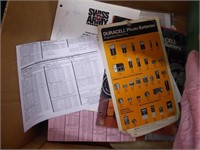 Retail catalogs & misc. display cards