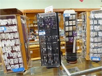 Display rack & stainless steel jewelry contents