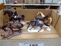 Hagen-Renaker 4 horse figurines