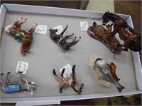 Hagen-Renaker 6 figurines - horse & mule
