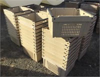 Approx (60) FRESH TOTE 24"x20" Poly Produce Bins