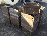 Approx (40) FRESH TOTE 24"x20" Poly Produce Bins