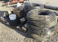 (2) Pallets of Drip Tape and Fittings/Parts