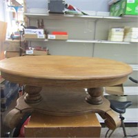 Oval Oak Coffee Table