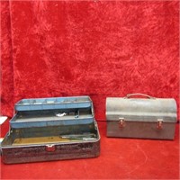 Steel tackle box and lunch box
