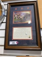 Framed Print of George Washington Reviewing the