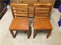 2 childs chairs