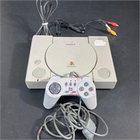 Sony Playstation 1 W/ Cords and MadCatz Controller