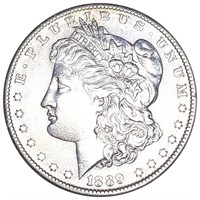 1889 Silver Morgan Dollar BU