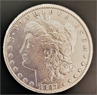 1887-O Silver Morgan Dollar