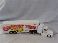 Country Time racing tractor trailer no box 12"