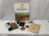 REMINGTON PICTURE BOOK AND ASSORTED ITEMS