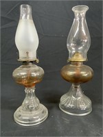 2 HURRICANE LAMPS