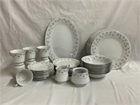 ABOUT 42 PIECES OF DINNERWARE